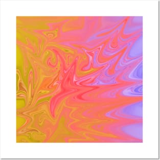 rainbow ripples of life Posters and Art